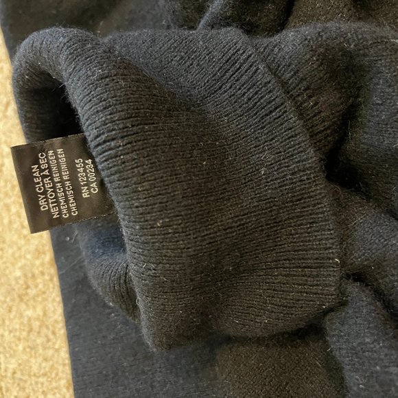 100% Black Cashmere - Petite Turtleneck - perfect, as new XS/S Attrib. to N.Peal - Picture 13 of 13